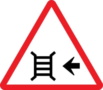 Motor gate left sign. Illustrazione stock