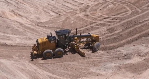 Motor Grader Stock Footage 109368329