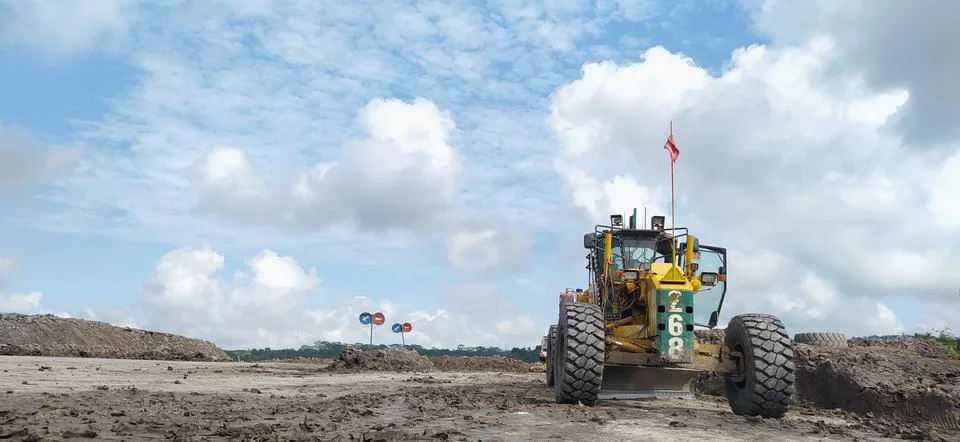 Motor grader Stock Photos
