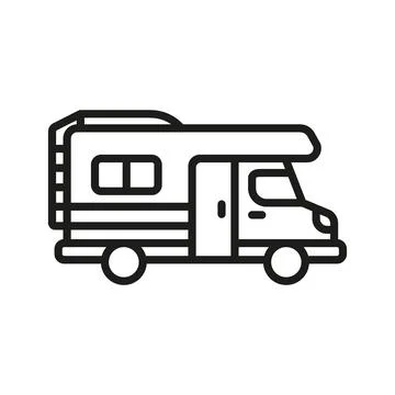 Motor home icon vector design templates simple and modern イラスト素材