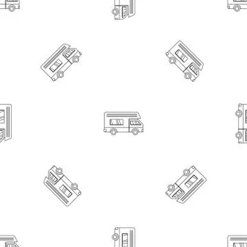 Motor house pattern seamless Stock Illustration