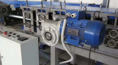 The motor on the machine. Stock Footage 57324736