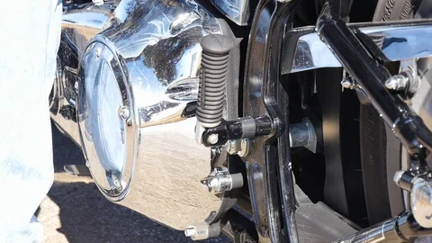 Motor motorcycle Stock Footage 95763896