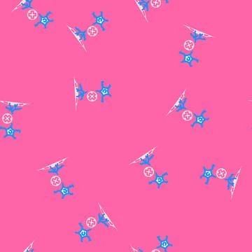Motor neuron diseases vector seamless pattern Illustrazione stock