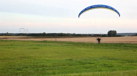 Motor paragliding Stock-Footage 8550059