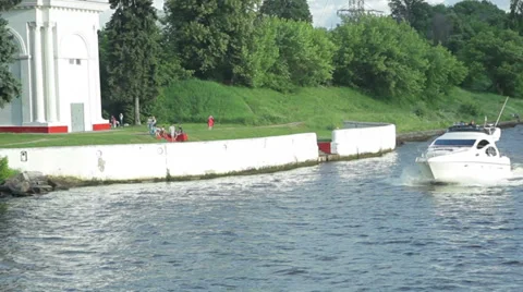 Motor passes by - in Stock Footage 35663785