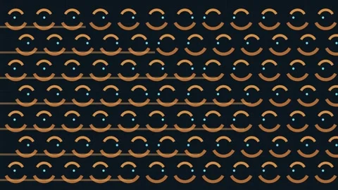Motor Polarization Current Decay Seamless Technical Loop Stock Footage 346834317