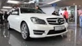 Motor show. Mercedes-Benz C-class HD Footage