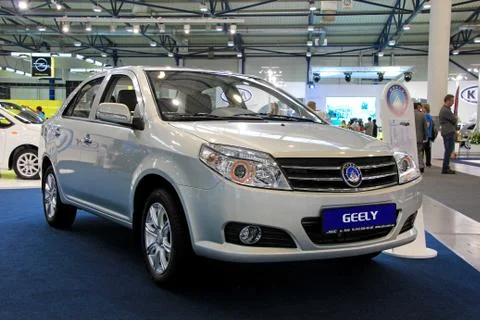 Motor show Stockfoto's