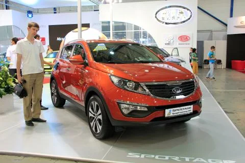 Motor show Stockfoto's