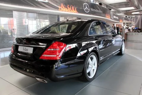 Motor show Stockfoto's