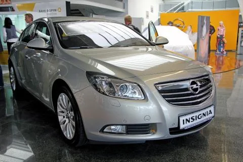 Motor show Stockfoto's