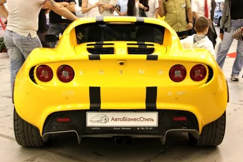 Motor show Stockfoto's