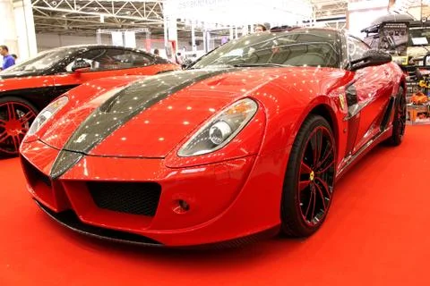 Motor show Stockfoto's