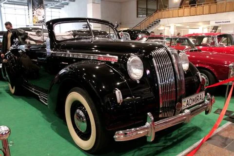 Motor show Stockfoto's