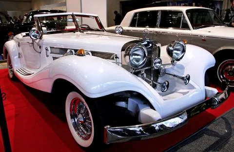 Motor show Stockfoto's