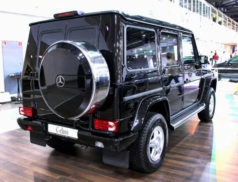 Motor show Stockfoto's