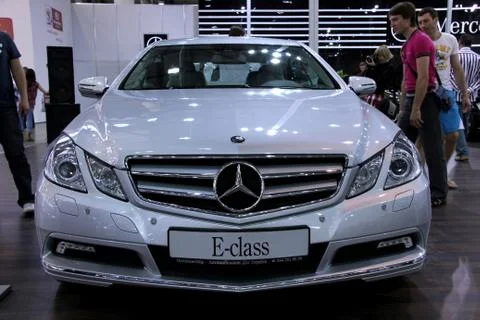 Motor show Stockfoto's