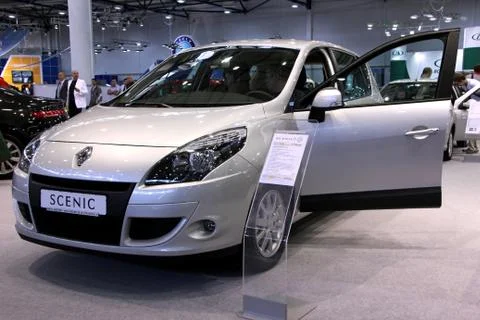 Motor show Stockfoto's