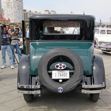 Motor show Stockfoto's