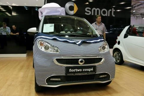 Motor show Stockfoto's
