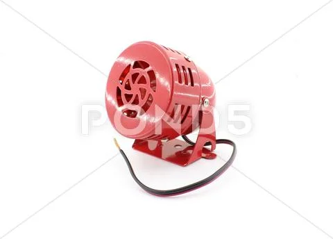 Motor siren, emergency warning, fire alarm Stock Photos
