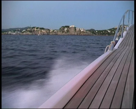 Motor Yacht Stock Footage 135601