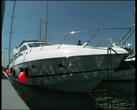 Motor Yacht Stock Footage 136049