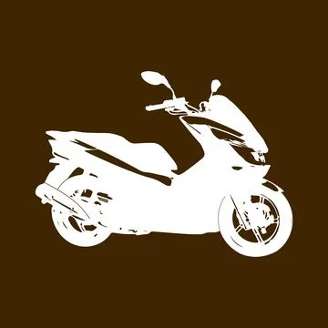 Motorbike icon Stock Illustration