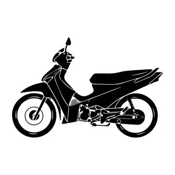 Motorbike icon Stock Illustration