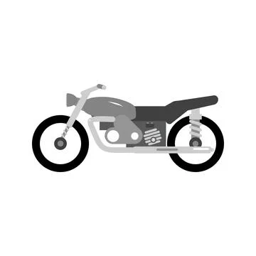 Motorbike icon vector image. Illustrazione stock