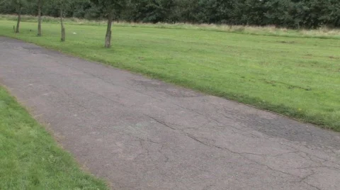 Motorbike On Path Stock Footage 241808