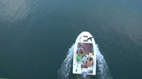 Motorboat 01 Stock Footage 7751277