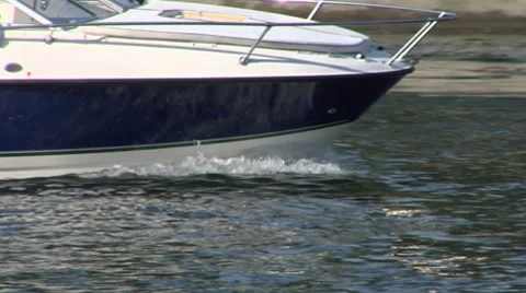 Motorboat 12 Stock Footage 8154483