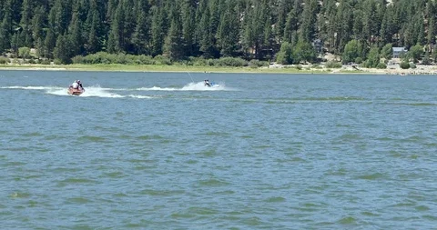 Motorboat and Jetski Stock Footage 105838377