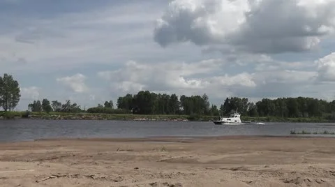 Motorboat Stock Footage 10573247