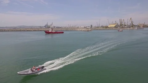 Motorboat Video stock 93984756