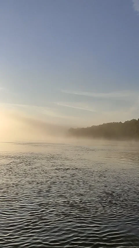 Motorboat ride on the river. POV. Stock Footage 283839953