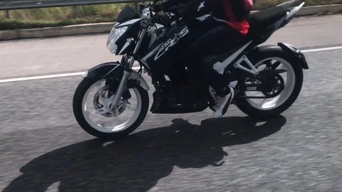 Motorbyke Closeup Stock Footage 88685081