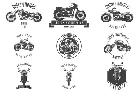 Motorcicles Stock Illustration