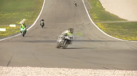 Motorcyccling Race Stock Footage 11010577
