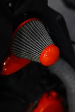 Motorcycle air filter Stock Photos