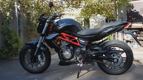 Motorcycle and its unit Stock Footage 101348090