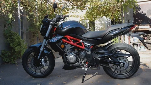 Motorcycle and its unit Stock Footage 101348091