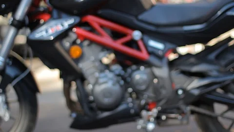 Motorcycle and its unit Stock Footage 101348128