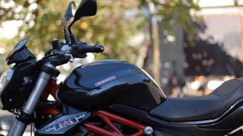 Motorcycle and its unit Stock Footage 101348152