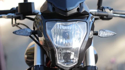 Motorcycle and its unit Stock Footage 101348170