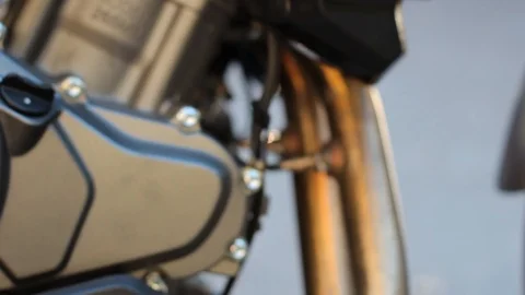 Motorcycle and its unit Stock Footage 101348191