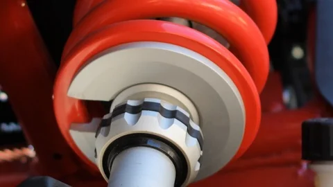 Motorcycle and its unit Stock Footage 101348267