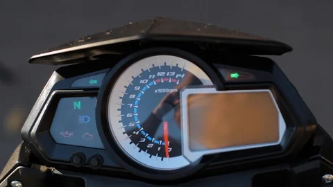 Motorcycle and its unit Stock Footage 101348306